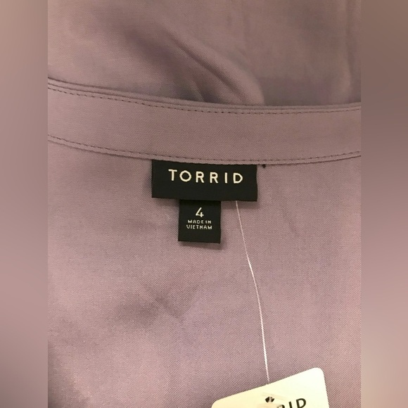 Torrid Long-Sleeved Babydoll Tunic - NEW - Size 4 (26) - Picture 5 of 5